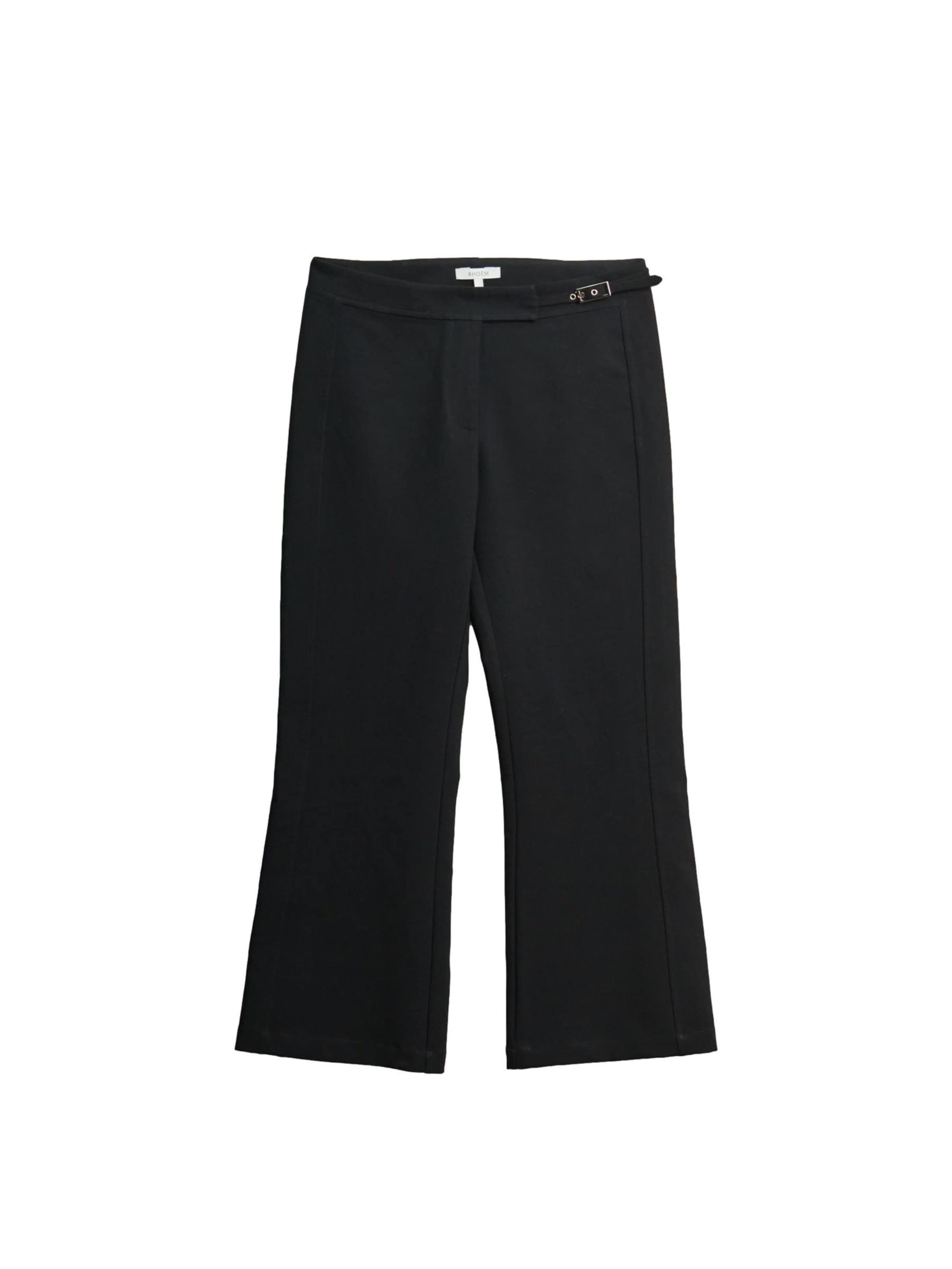 Flared Pantaloni di Bhoem in nero: frontale