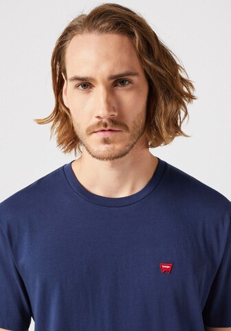 Maglietta 'SIGN OFF TEE' di WRANGLER in blu