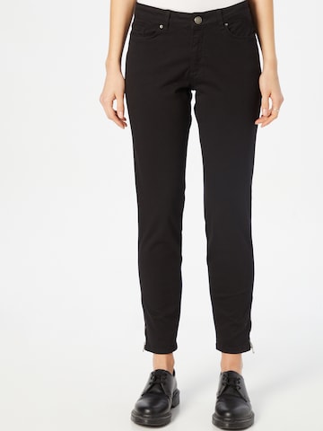 MORE & MORE Regular Pants in Black: front