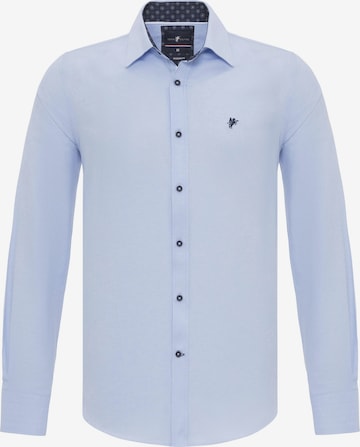 DENIM CULTURE Regular Fit Skjorte i blå: forside