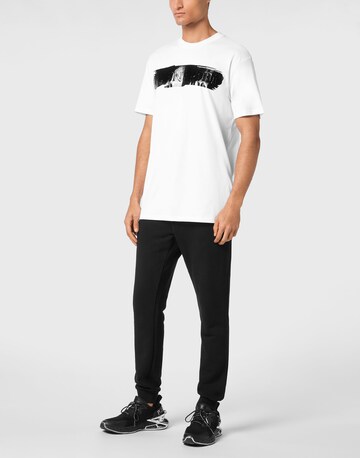 Plein Sport Shirt 'Silver Brush' in White