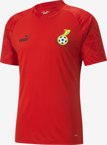 PUMA Tricot 'Ghana Prematch' in Rood: voorkant
