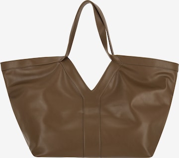 Usha - Shopper en marrón: frente