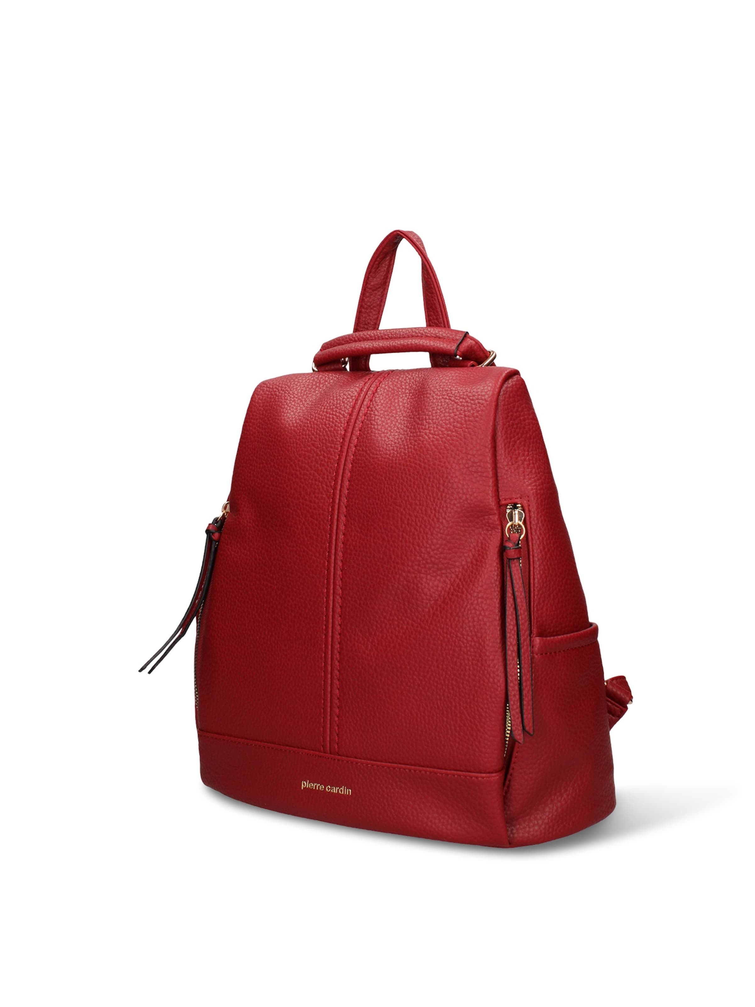 Sac à dos PIERRE CARDIN en rouge : devant