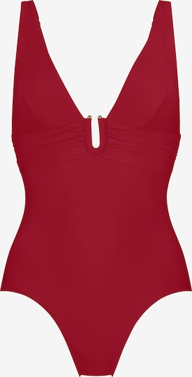 Uždaras maudymosi kostiumėlis 'Luna' iš Hunkemöller, spalva – karmino raudona, Prekių apžvalga