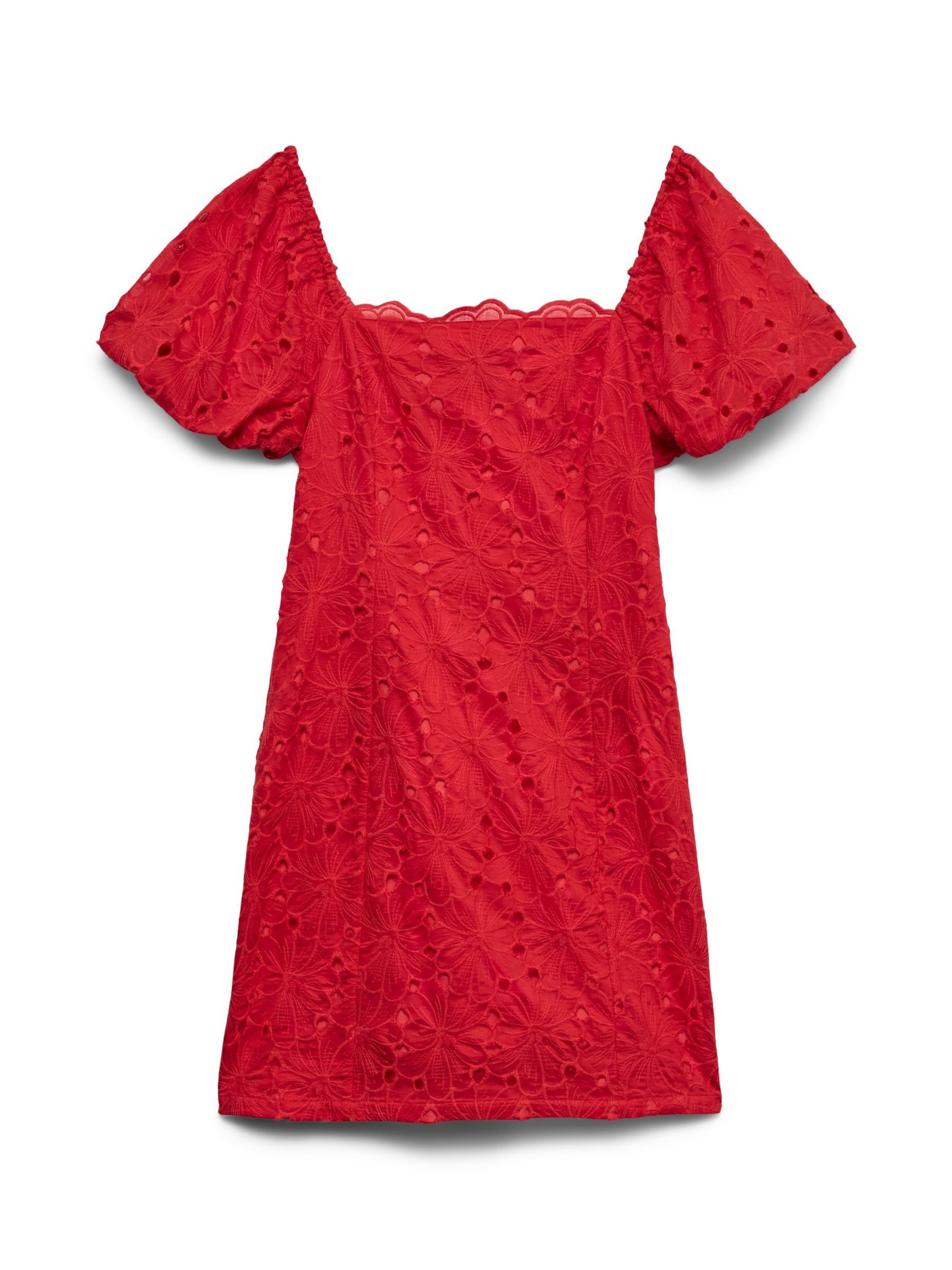 VERO MODA - Vestido de gala 'VMElin' en rojo: frente