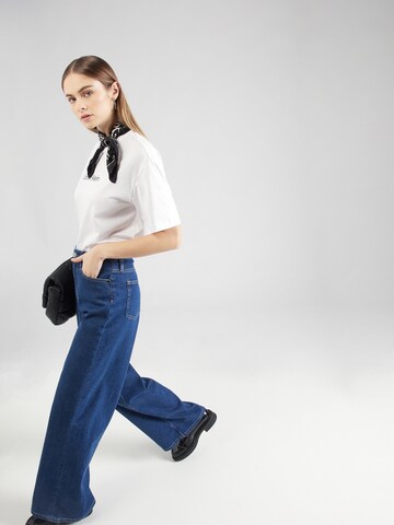 Calvin Klein Wide Leg Jeans in Blau