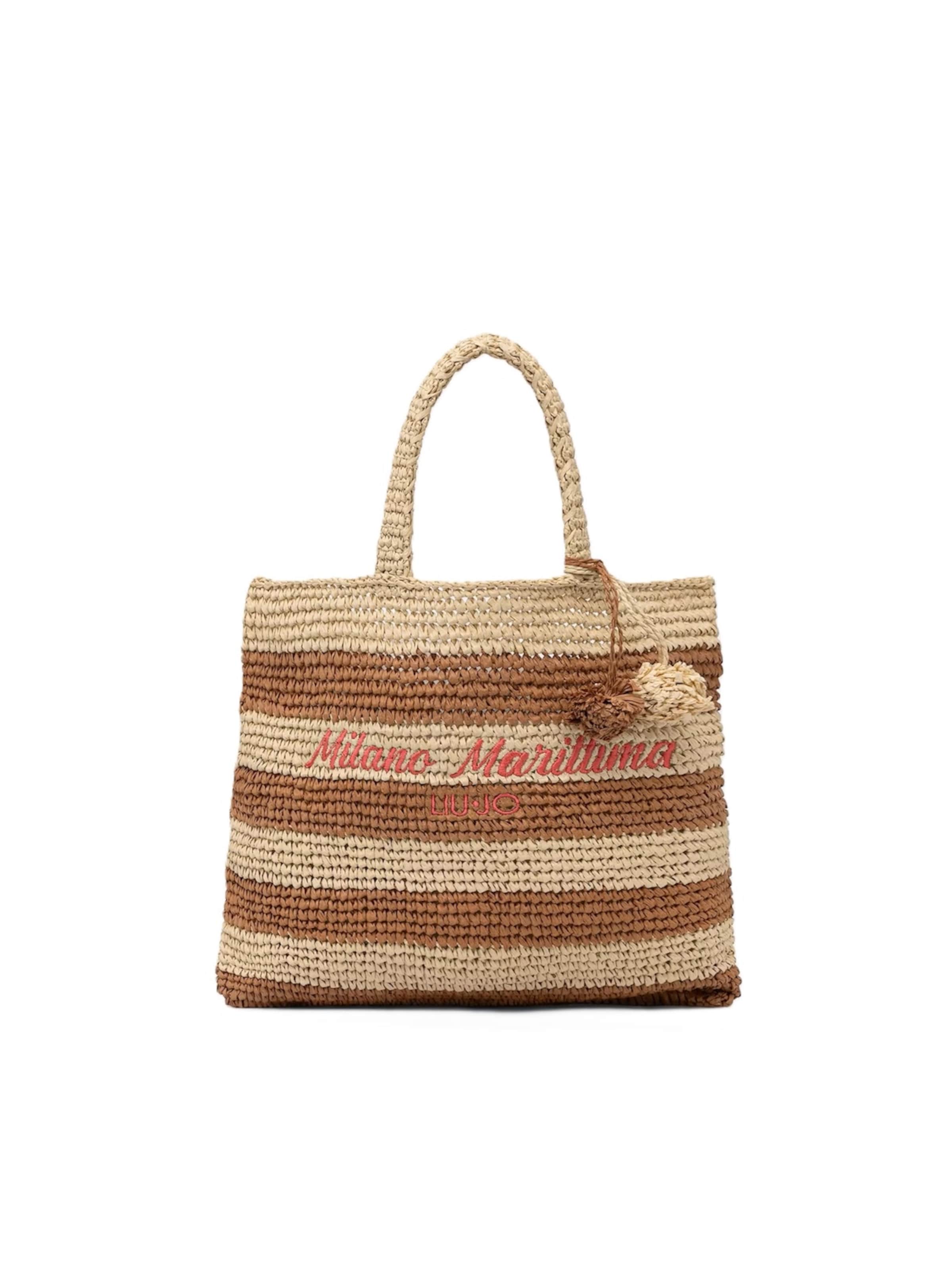Borsa da spiaggia 'VA6197 A0006' di Liu Jo in beige: frontale
