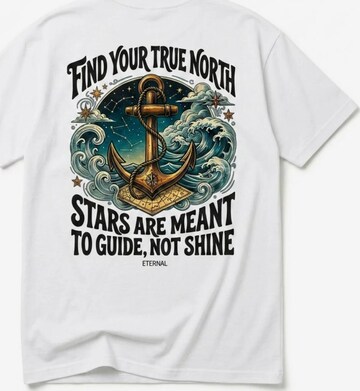 Eternal - Camiseta 'True North' en blanco: frente