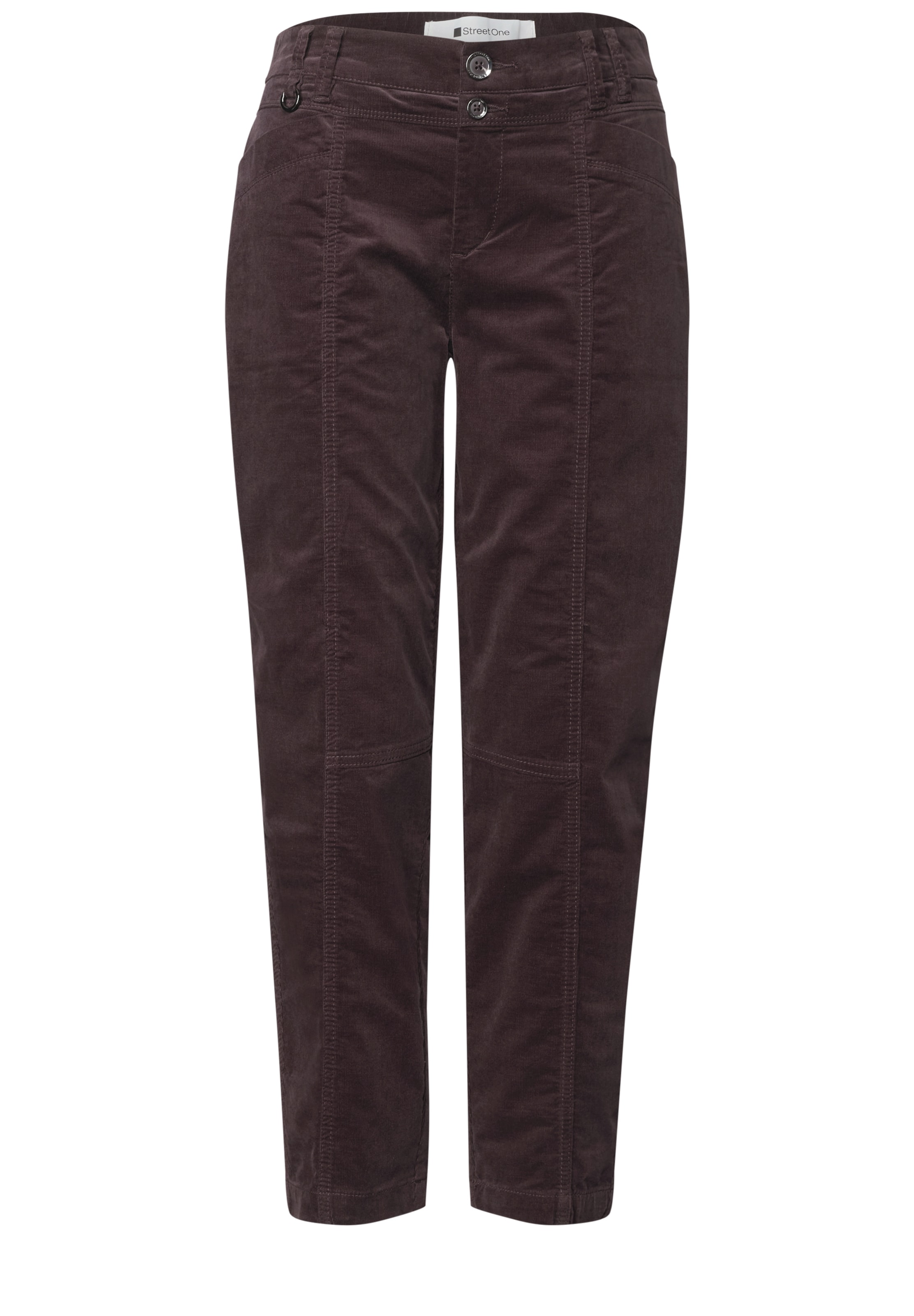 Pantalon 'Karlie' STREET ONE en rouge : devant