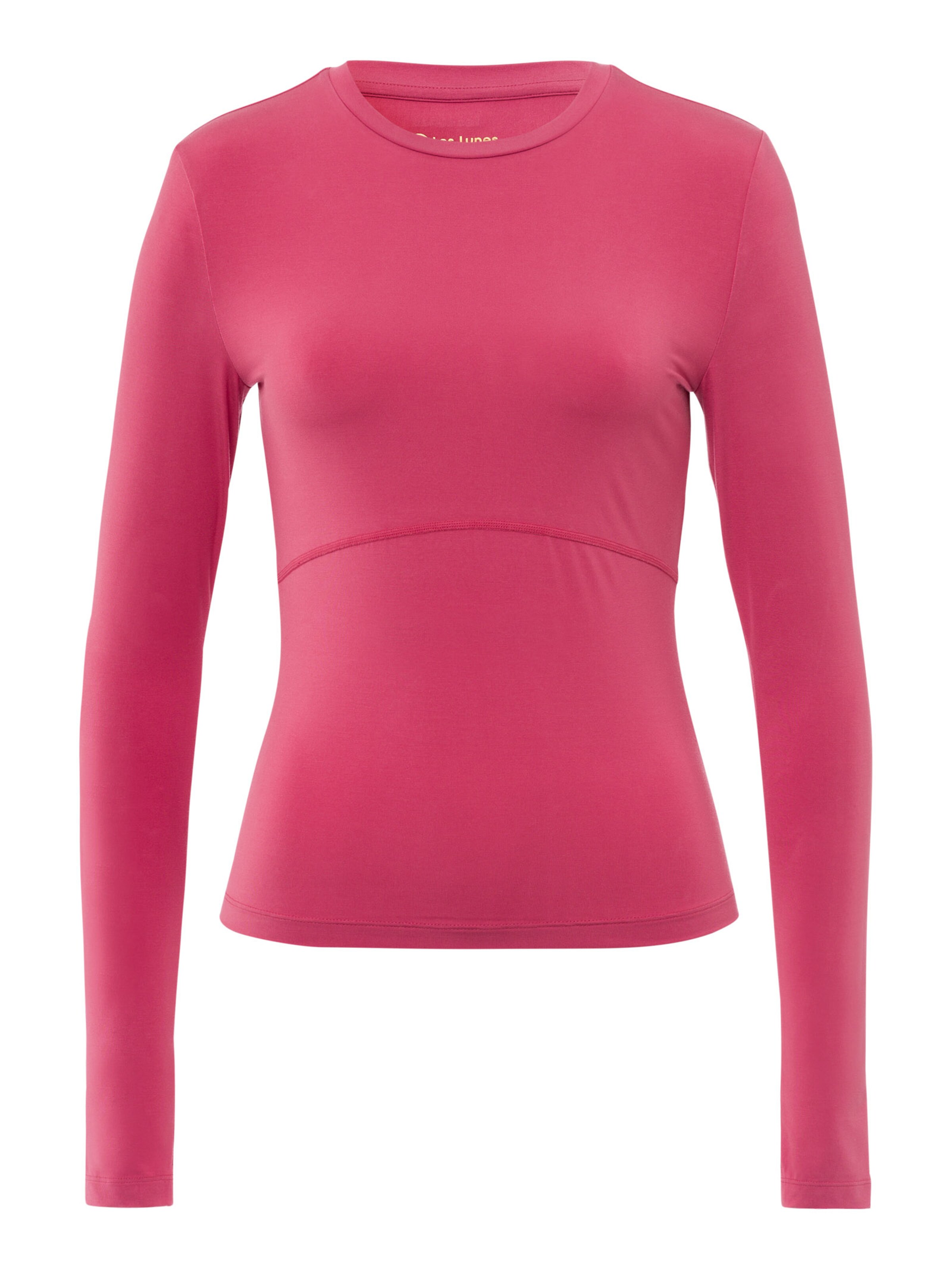 Les Lunes Shirt 'Flow Longsleeve' in Pink: front