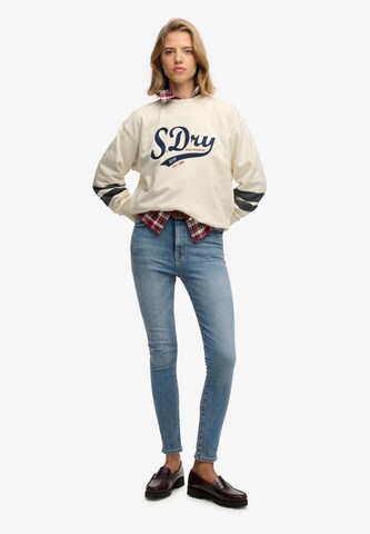 Superdry & Co Sweatshirt 'Varsity' in Beige