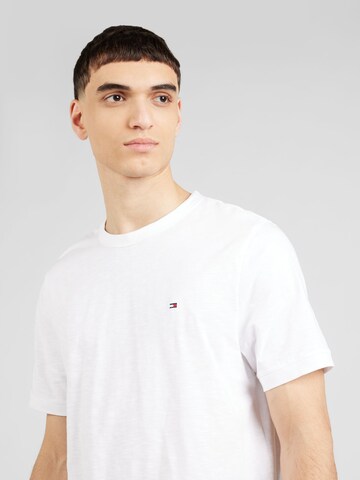 T-Shirt 'SLUB' TOMMY HILFIGER en blanc