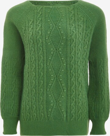 Pull-over Tanuna en vert : devant