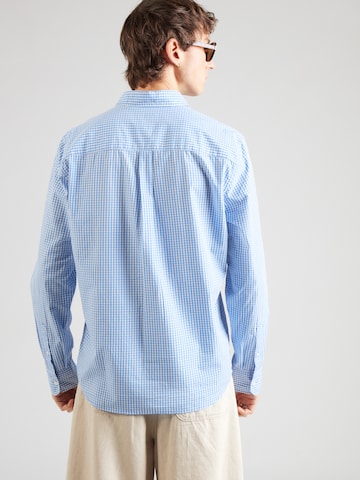 MUSTANG - Regular Fit Camisa 'CHESTER' em azul