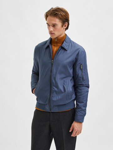 SELECTED HOMME Tussenjas 'Royce' in Blauw: voorkant