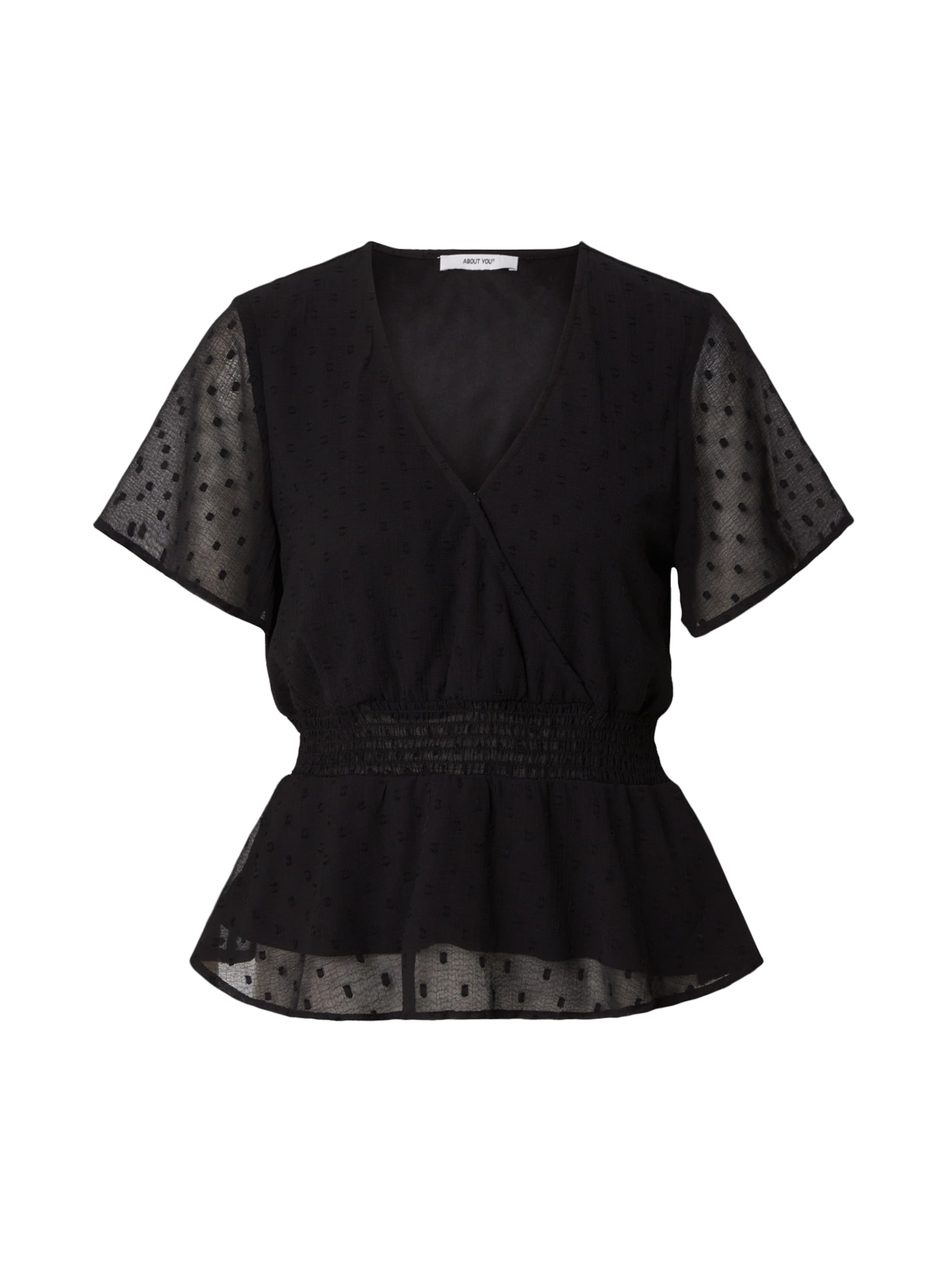 Camicia da donna 'Janay' di ABOUT YOU in nero: frontale