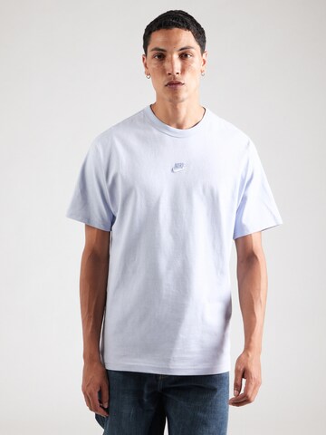 Nike Sportswear Koszulka 'Premium Essentials' w kolorze niebieski: przód