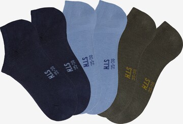 H.I.S Athletic Socks in Blue: front