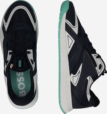 Sneaker low 'Titanium' de la BOSS Black pe albastru