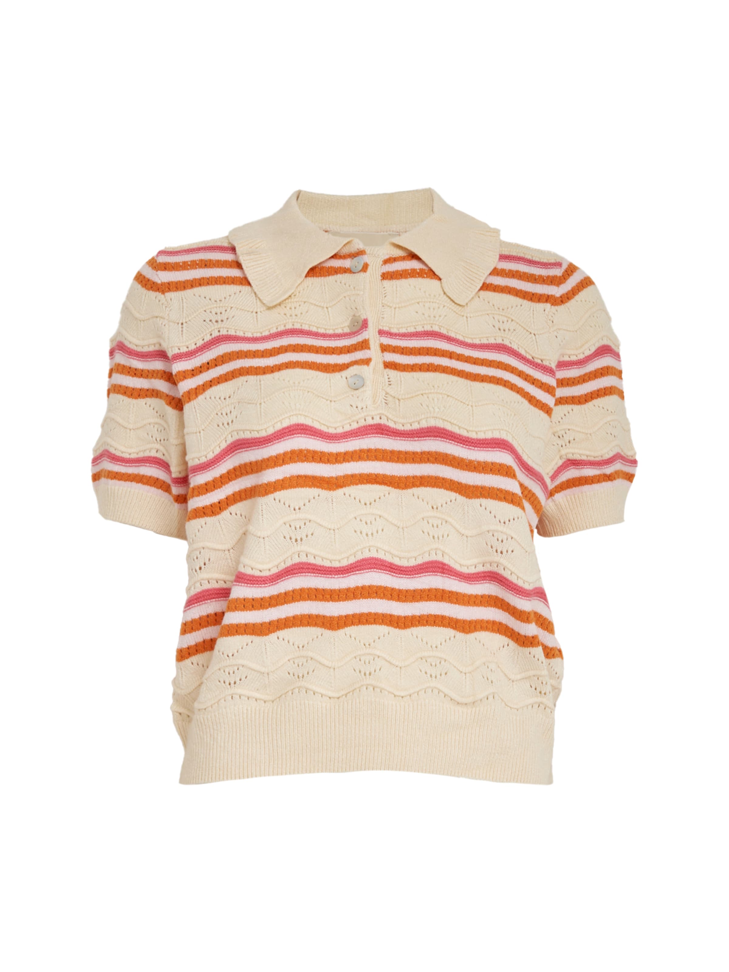 Peppercorn - Top 'Nara' en beige: frente