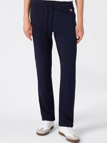 regular Pantaloni di Champion Authentic Athletic Apparel in blu: frontale