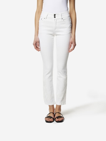 KOROSHI - regular Vaquero en blanco: frente