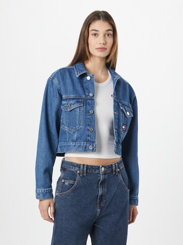 Tommy Jeans Between-season jacket 'Claire' in Blue: front