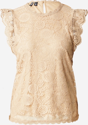 PIECES Blouse 'Olline' in Beige: front