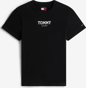Tricou 'ESSENTIAL' de la Tommy Jeans pe negru: față