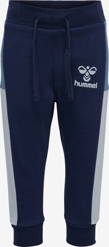 Hummel Regular Workout Pants 'SKYE' in Blue: front