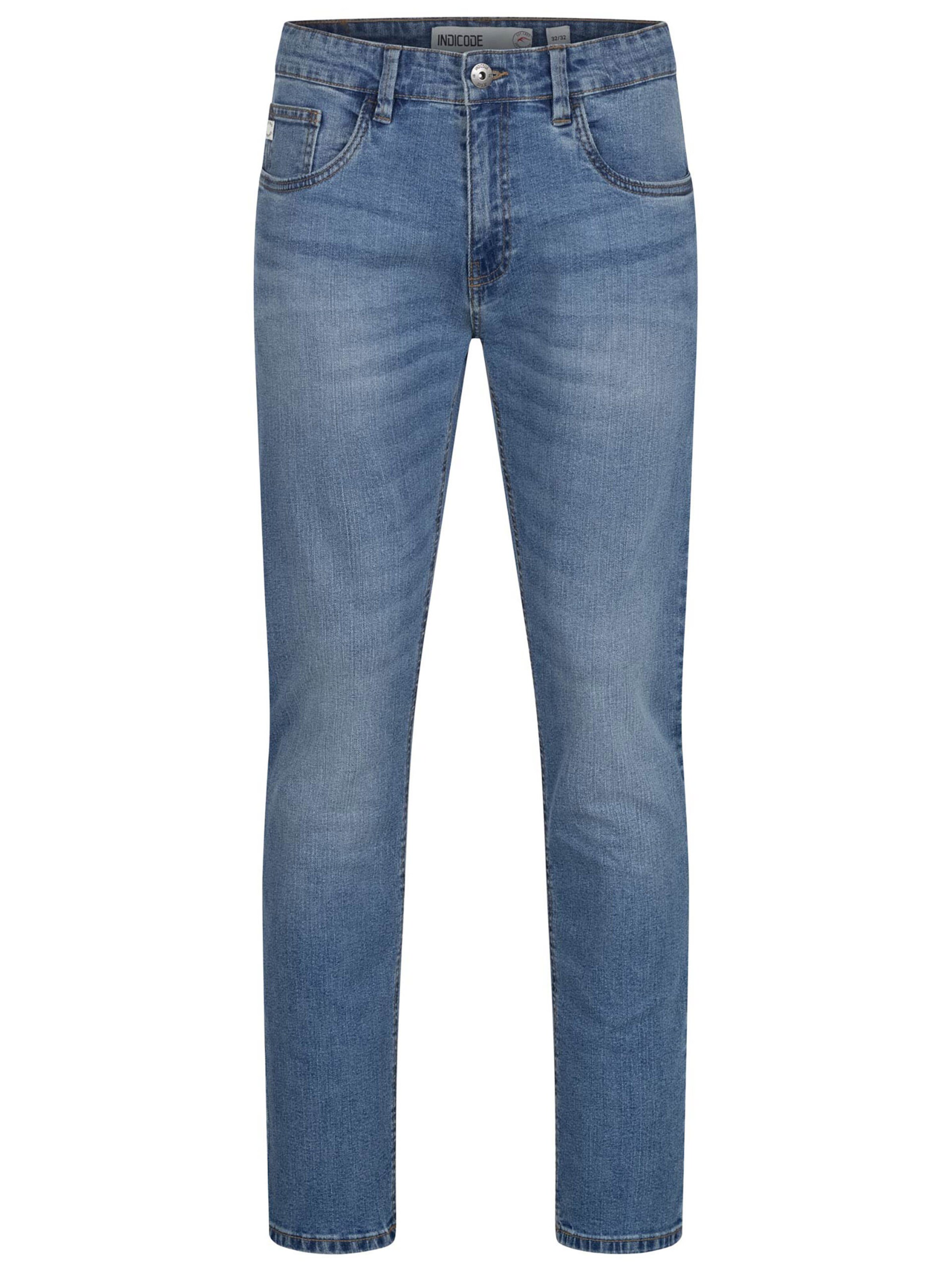 INDICODE JEANS Regular Jeans 'Ingianluca' in Blauw: voorkant