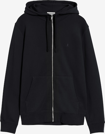 ARMEDANGELS Zip-Up Hoodie 'Gaaston' in Black: front