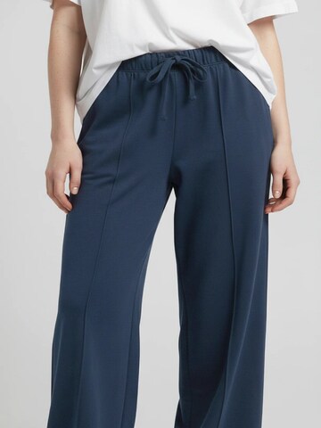 No Matter What Wide leg Broek in Blauw