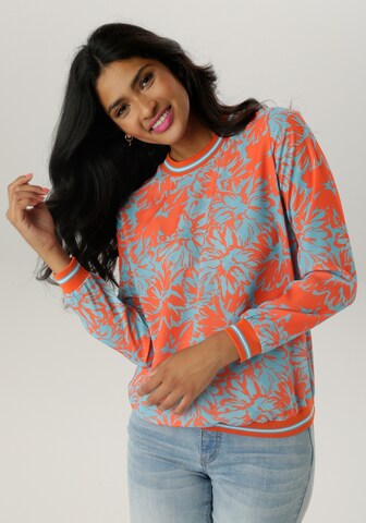 Aniston SELECTED Bluse in Blau