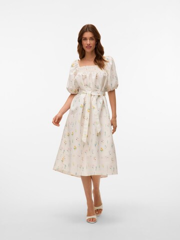 VERO MODA Kjole 'VMNicola' i hvid