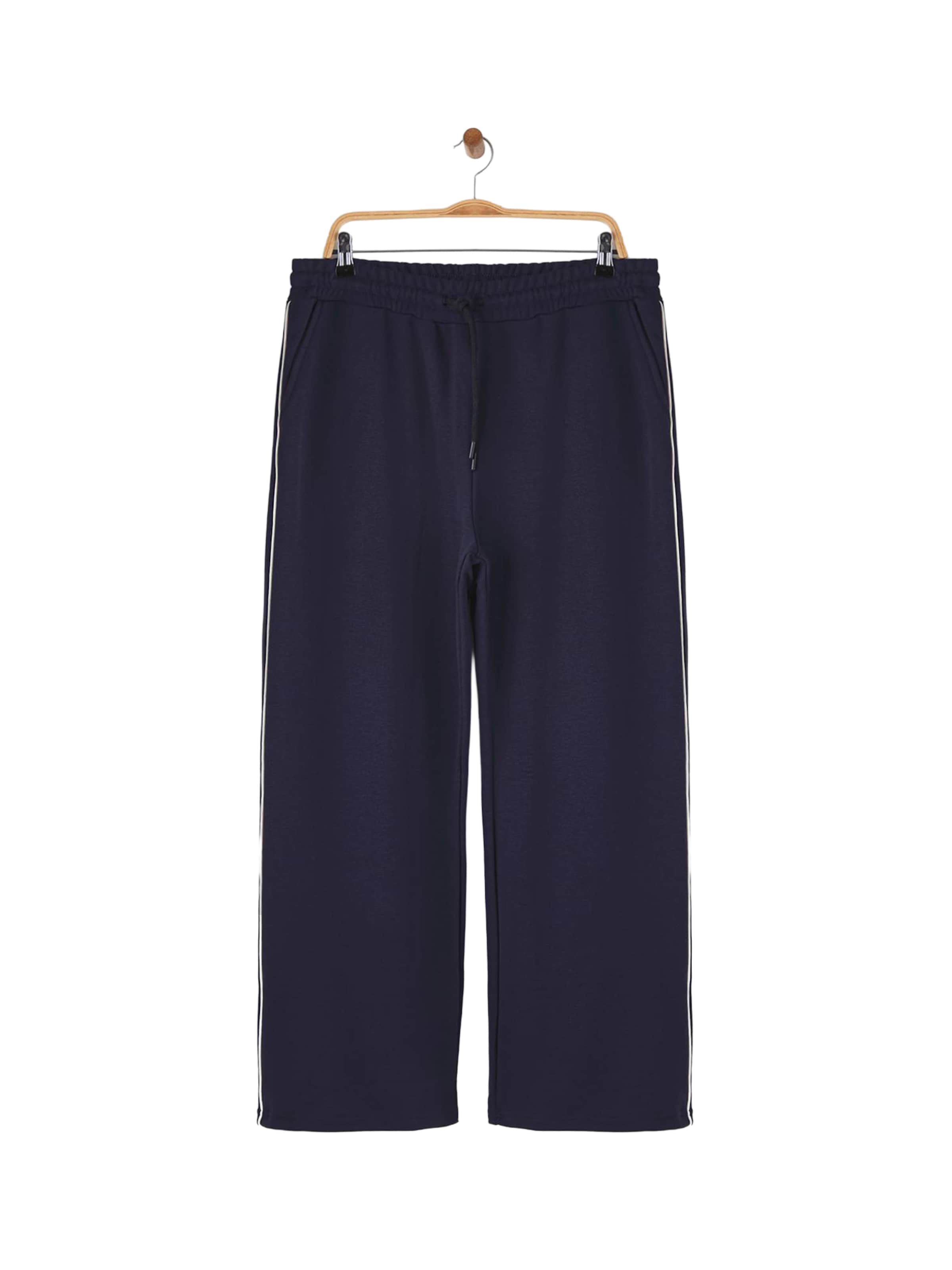 Trendyol Curve - Pierna ancha Pantalón en azul: frente