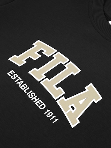 FILA Sweatshirt 'RIFREDI regular graphic crewneck sweatshirt'‌‌‌‌‌‌‌‌ in Schwarz