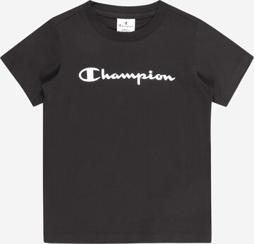 Maglietta di Champion in nero: frontale