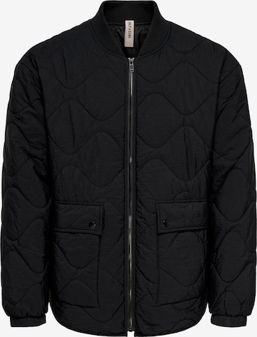 Veste mi-saison Only & Sons en noir : devant