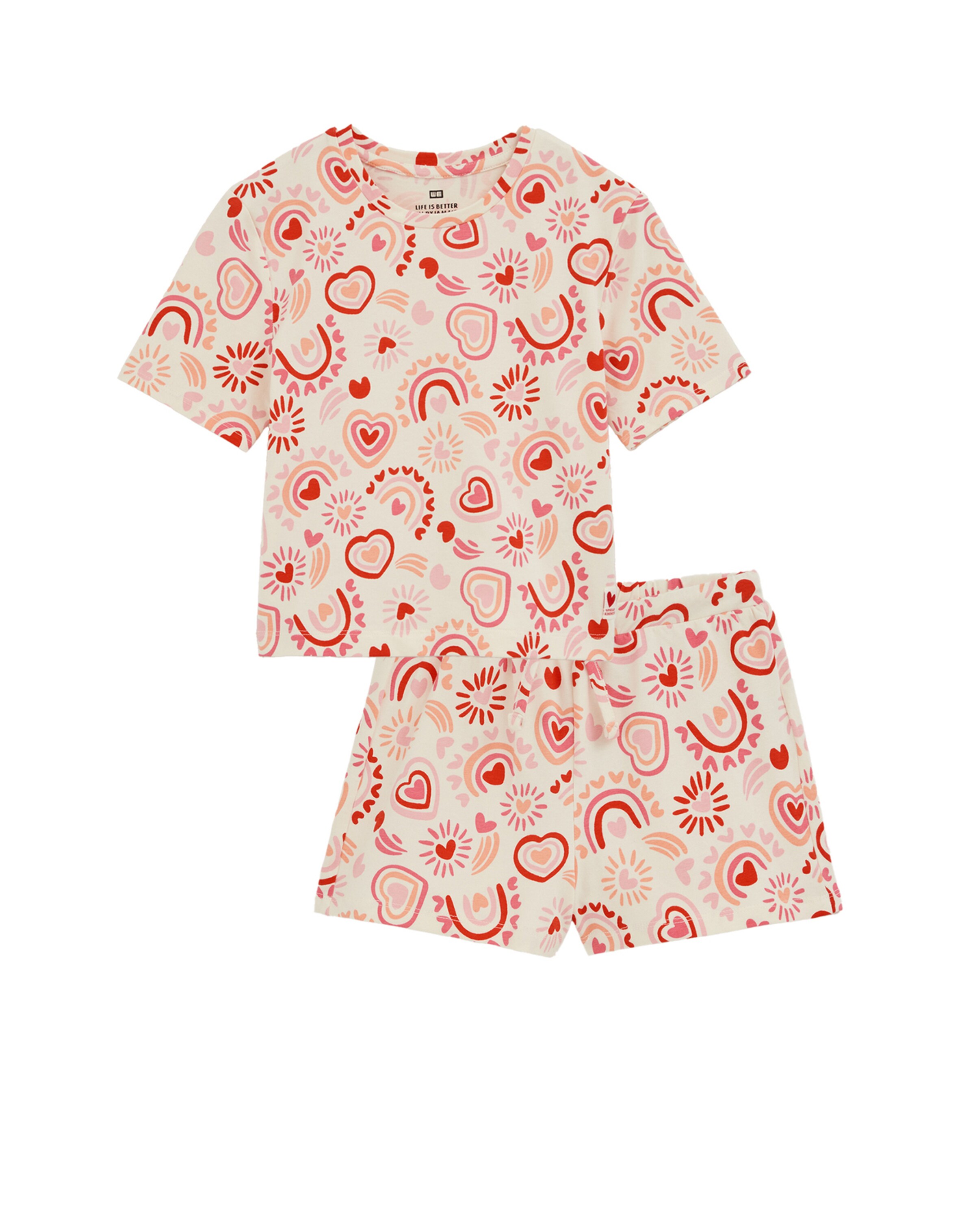 WE Fashion Пижама в Смешанный: спереди