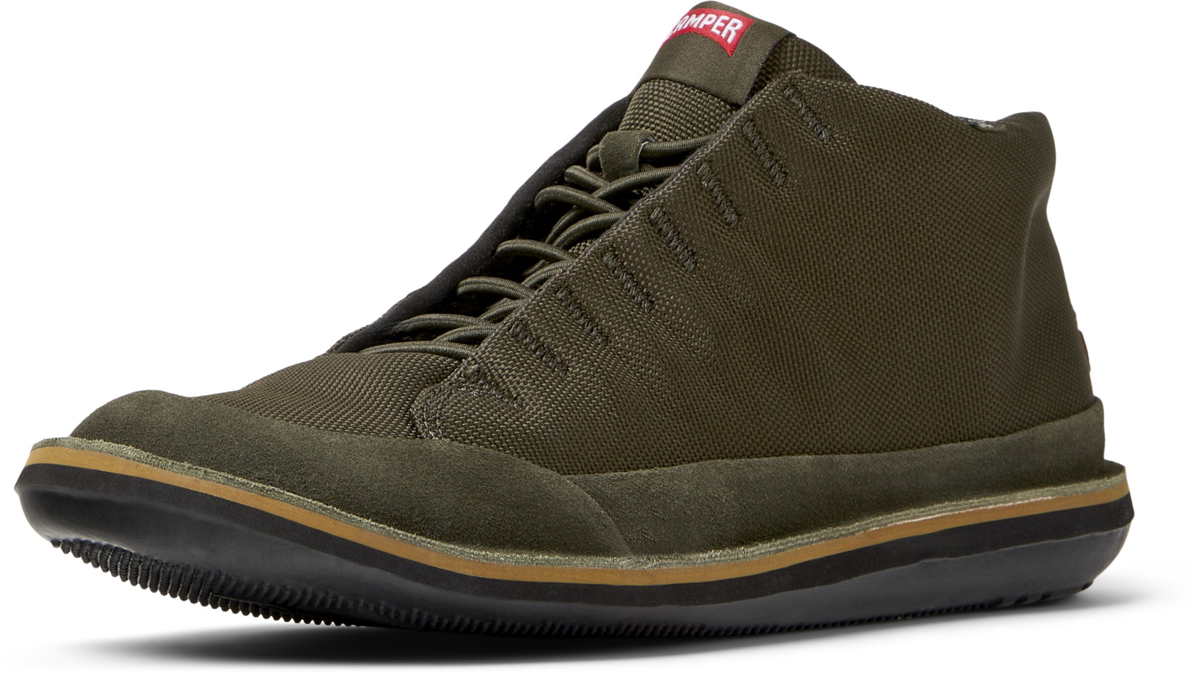 Sneaker bassa 'Beetle' di CAMPER in verde: frontale