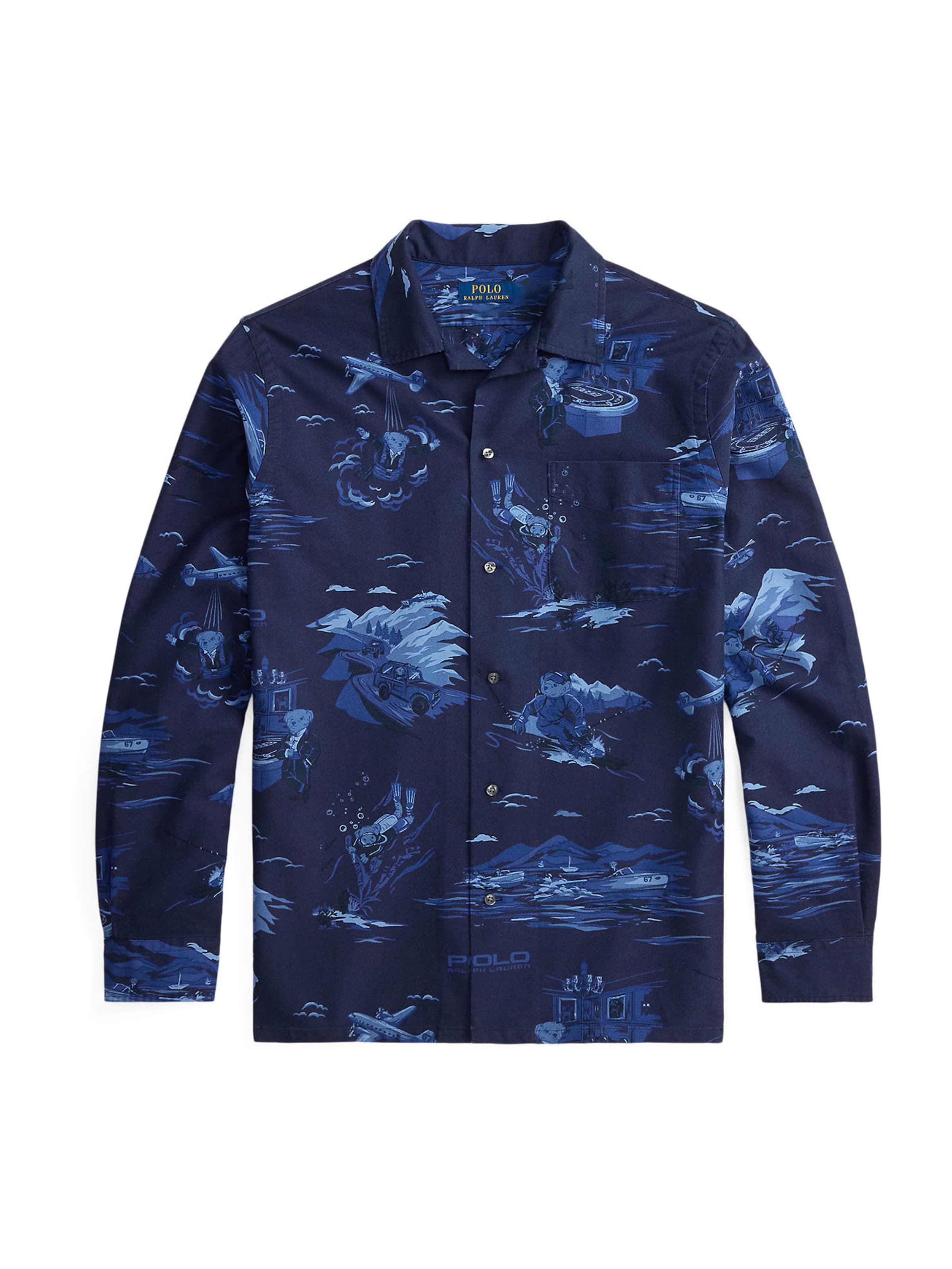 Polo Ralph Lauren Regular fit Button Up Shirt 'CLASSIC' in Brown: front