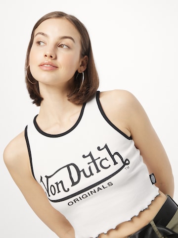 Haut 'ASHLEY' Von Dutch Originals en blanc