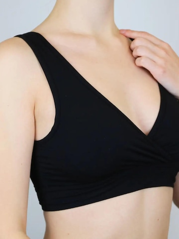 MYLILY Still-BH 'Still-BH mit waschbaren Stilleinlagen' in Schwarz