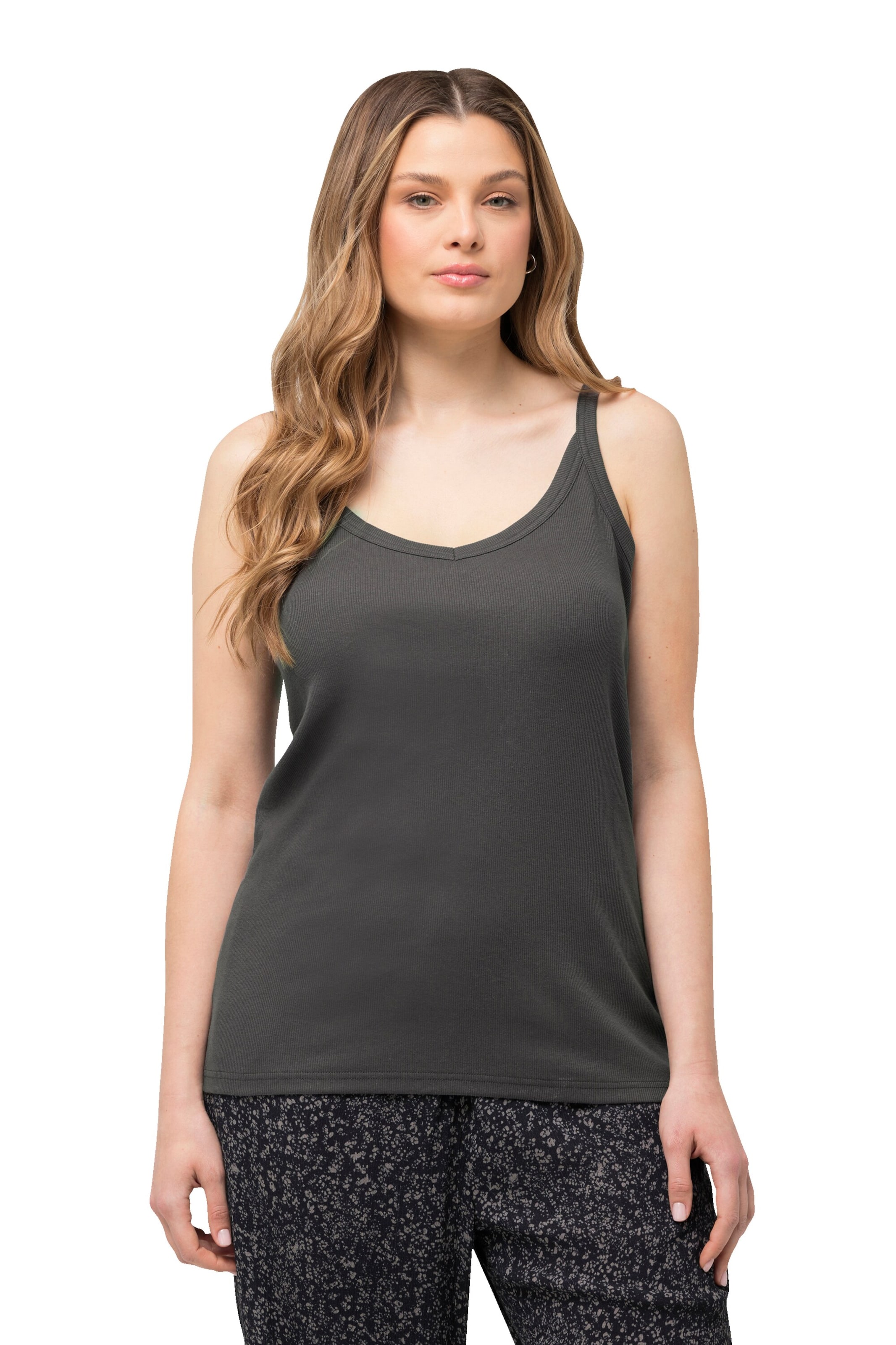 Ulla Popken Top in Black: front