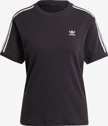 ADIDAS ORIGINALSMajica '3-Stripes' - crna boja: prednji dio