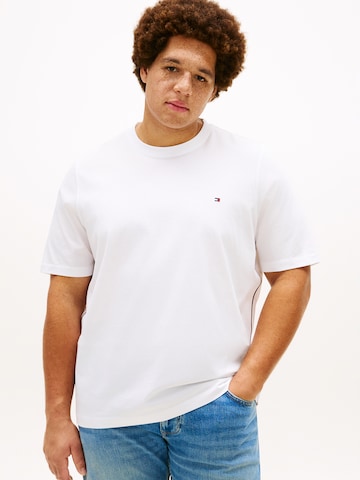 Tommy Hilfiger Big & Tall Shirt in White: front