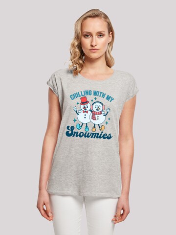 T-shirt F4NT4STIC en gris : devant