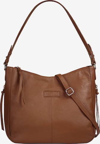 Sac bandoulière Bruno Banani en marron : devant